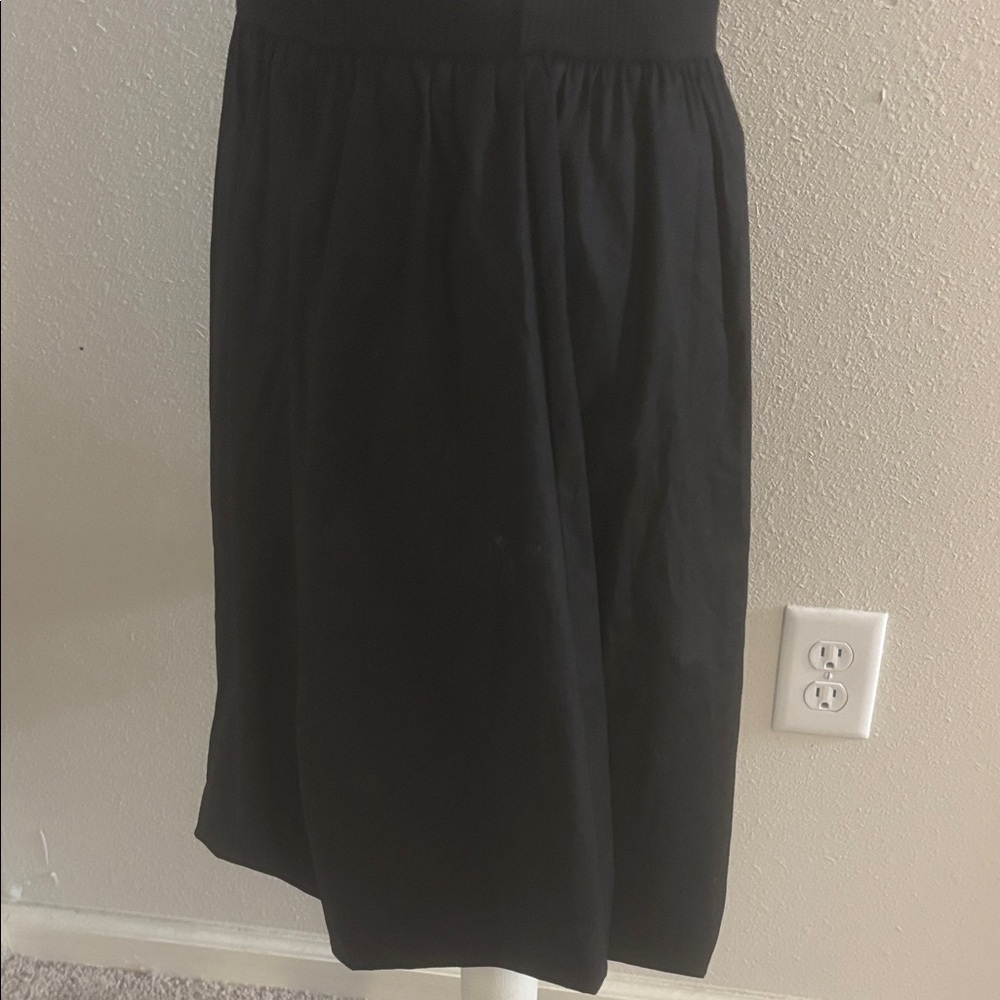 Leith Black Fit and Flare Dress Size M Sleeveless Minimalist Skater Dress - Picture 12 of 12